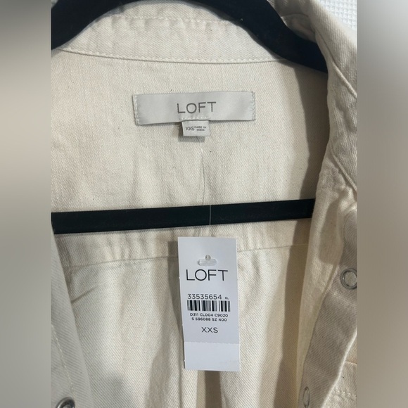 Nwt loft button up shirt 100% cotton - Picture 5 of 6
